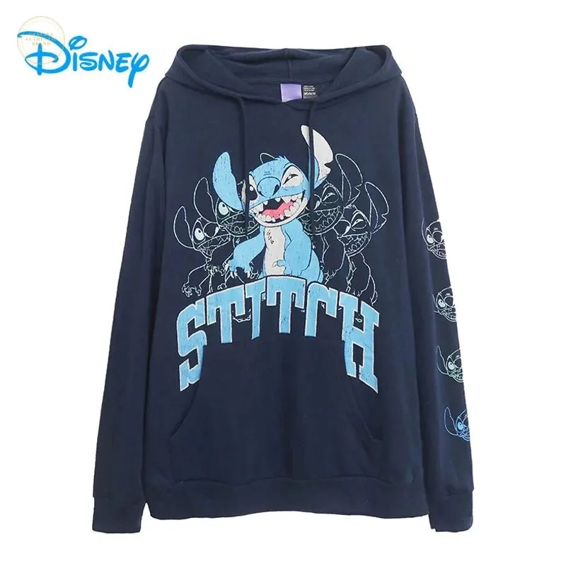 Cozy Up in Style with the Disney Stitch Hooded Sweatshirt for Women