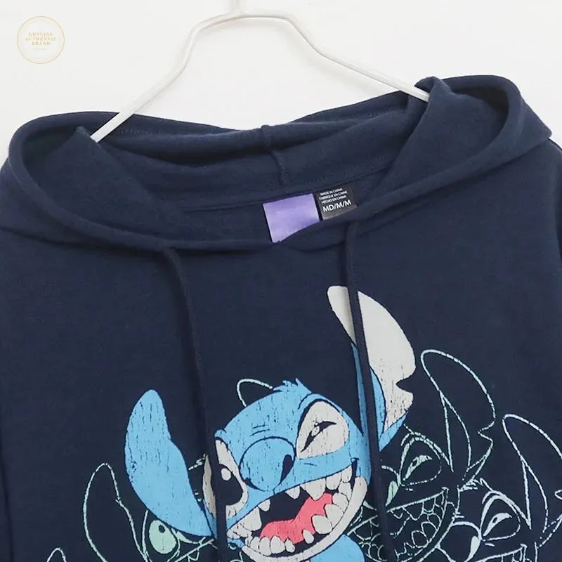 Cozy Up in Style with the Disney Stitch Hooded Sweatshirt for Women