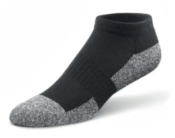 Dr Comfort No Show Sock Black Unisex