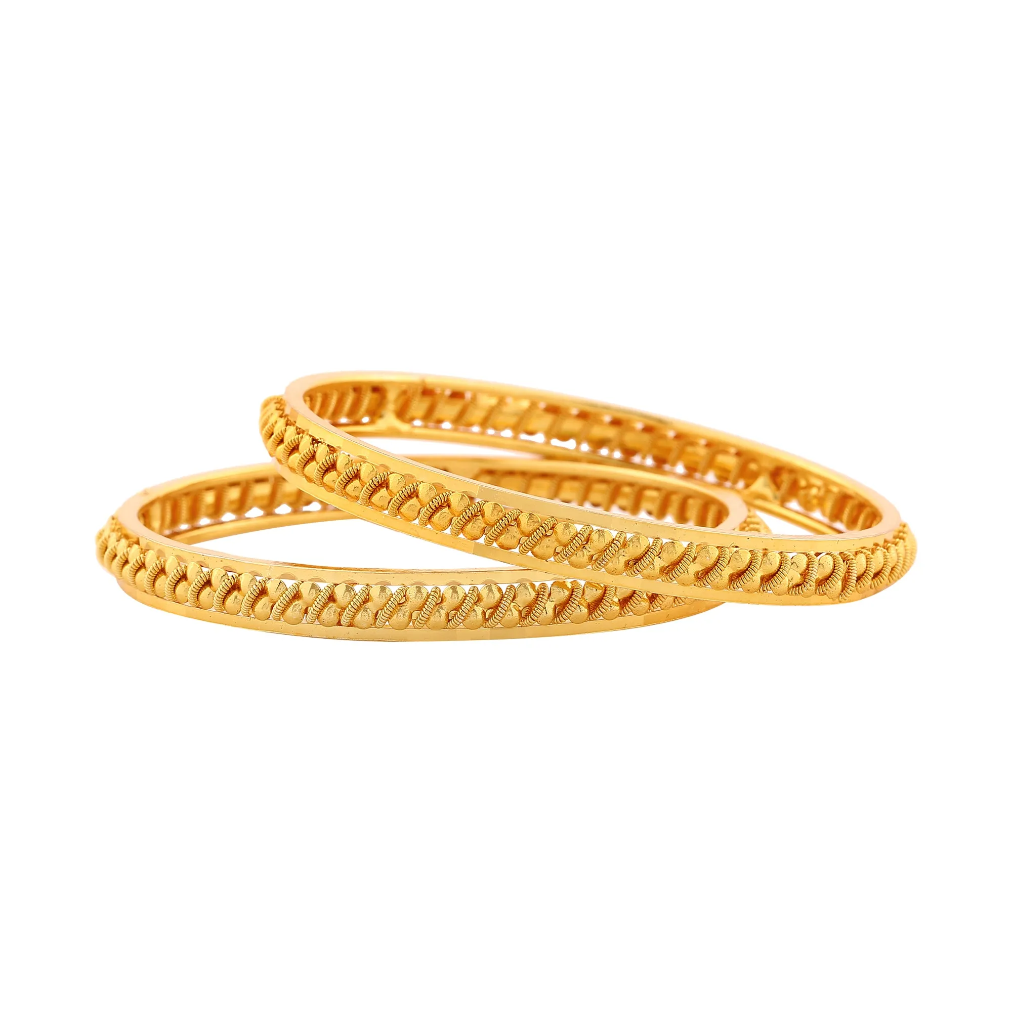 Estele Gold Plated Beautiful Designer Bangle Set for Women