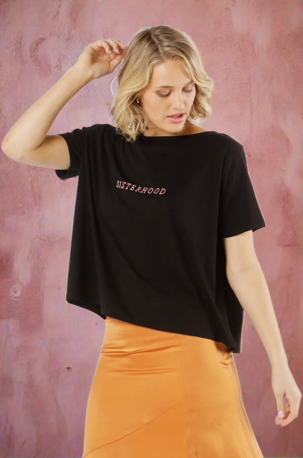 Fate   Becker Sisterhood Tee in Black Magic