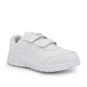 Force 10 By Liberty Kids GOLA-SCHV White School Non Lacing Shoes