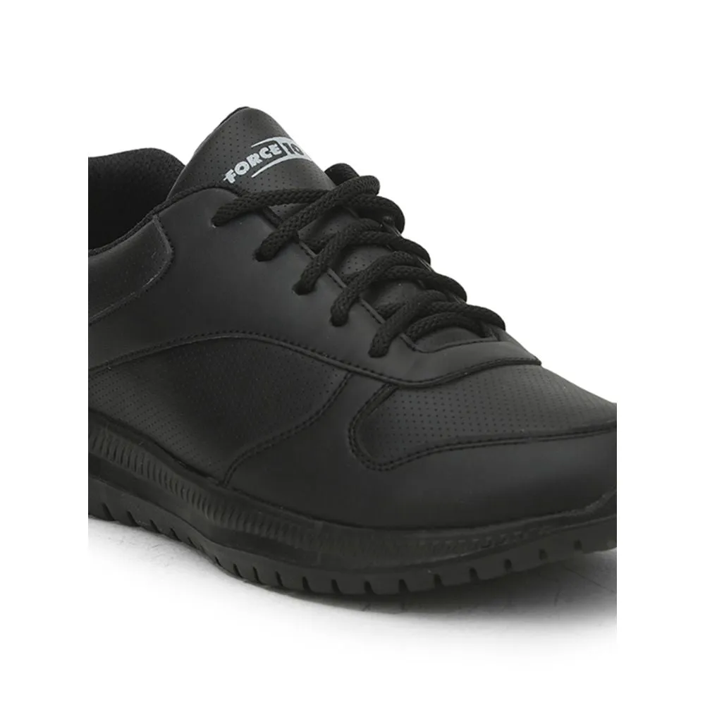 Force 10 School Lacing Shoes For Kids (Black) SKOLPRO-L By Liberty