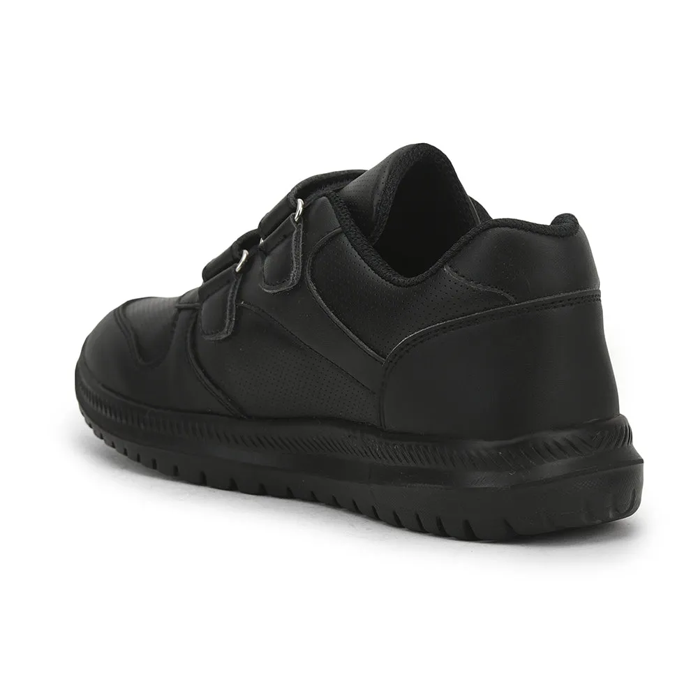 Force 10 School Non Lacing Shoes For Kids (Black) SKOLPRO-V By Liberty