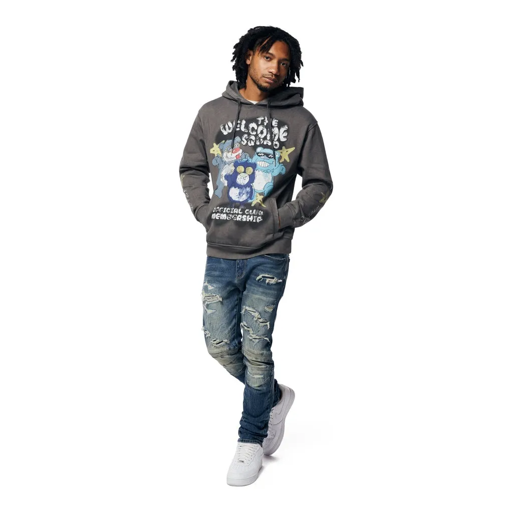 Fun French Terry Pullover Hoodie - Graphite