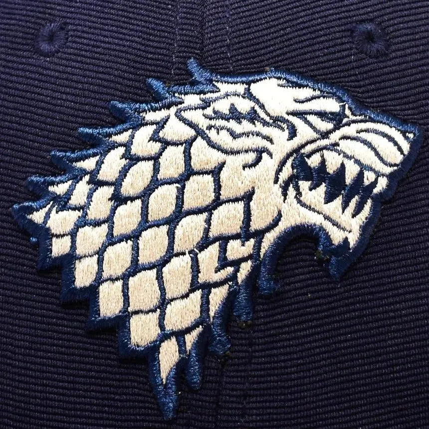 Game Of Thrones House Of Stark Sigil Hip Hop Cap For Men - Navy Blue