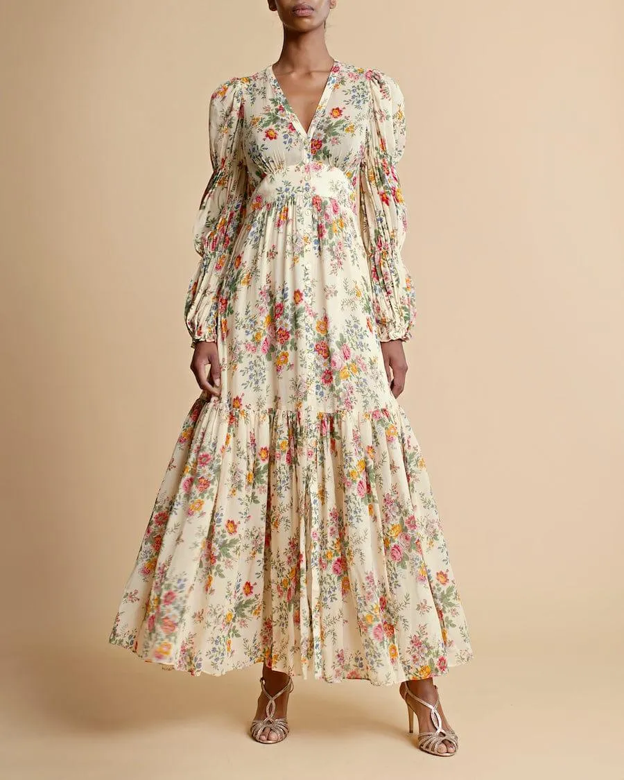 Georgette Maxi Dress Sunrise