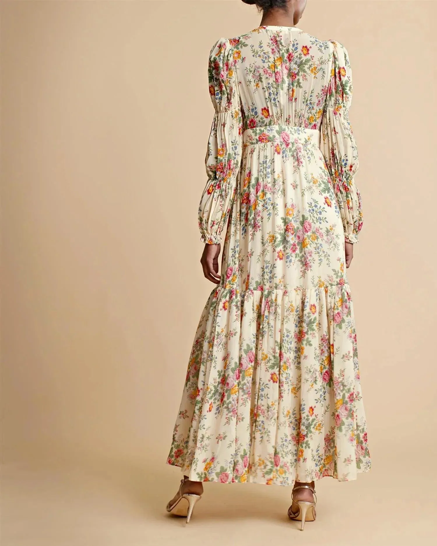 Georgette Maxi Dress Sunrise