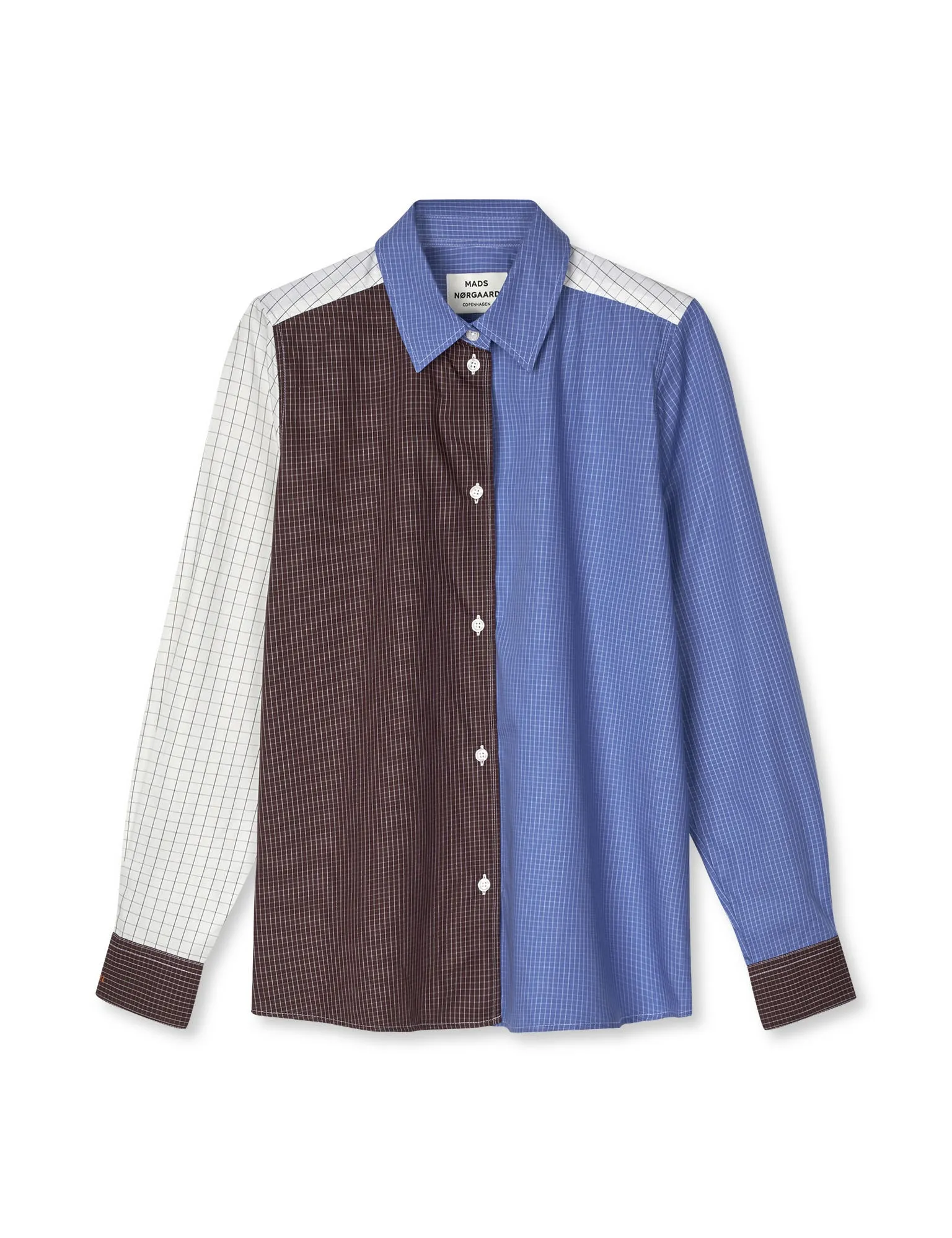 Grid Crane Shirt, YD Grid/Amparo Blue