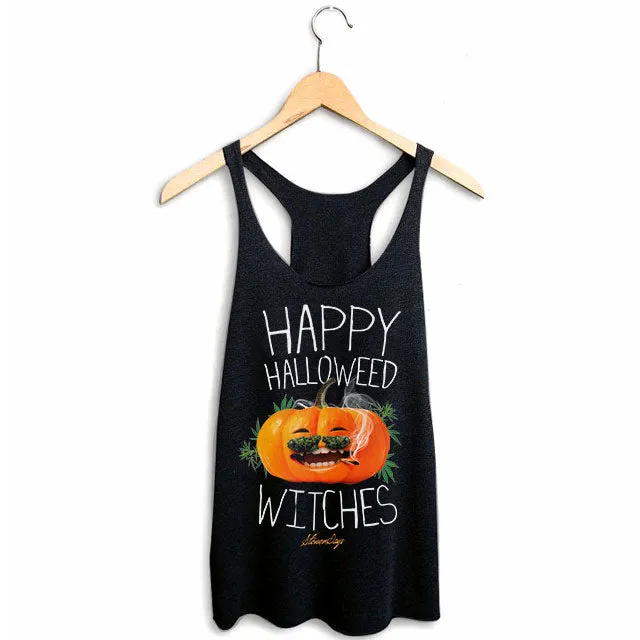 Happy Halloweed Witches Racerback