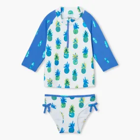 Hatley Painted Pineapple Rashguard Set