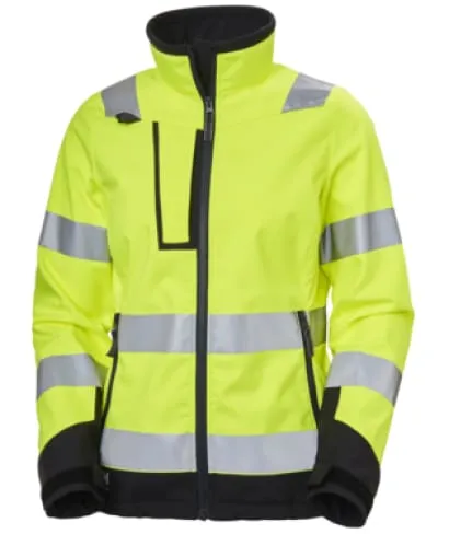 Helly Hansen Women's Luna Hi Vis Softshell Jacket-74098