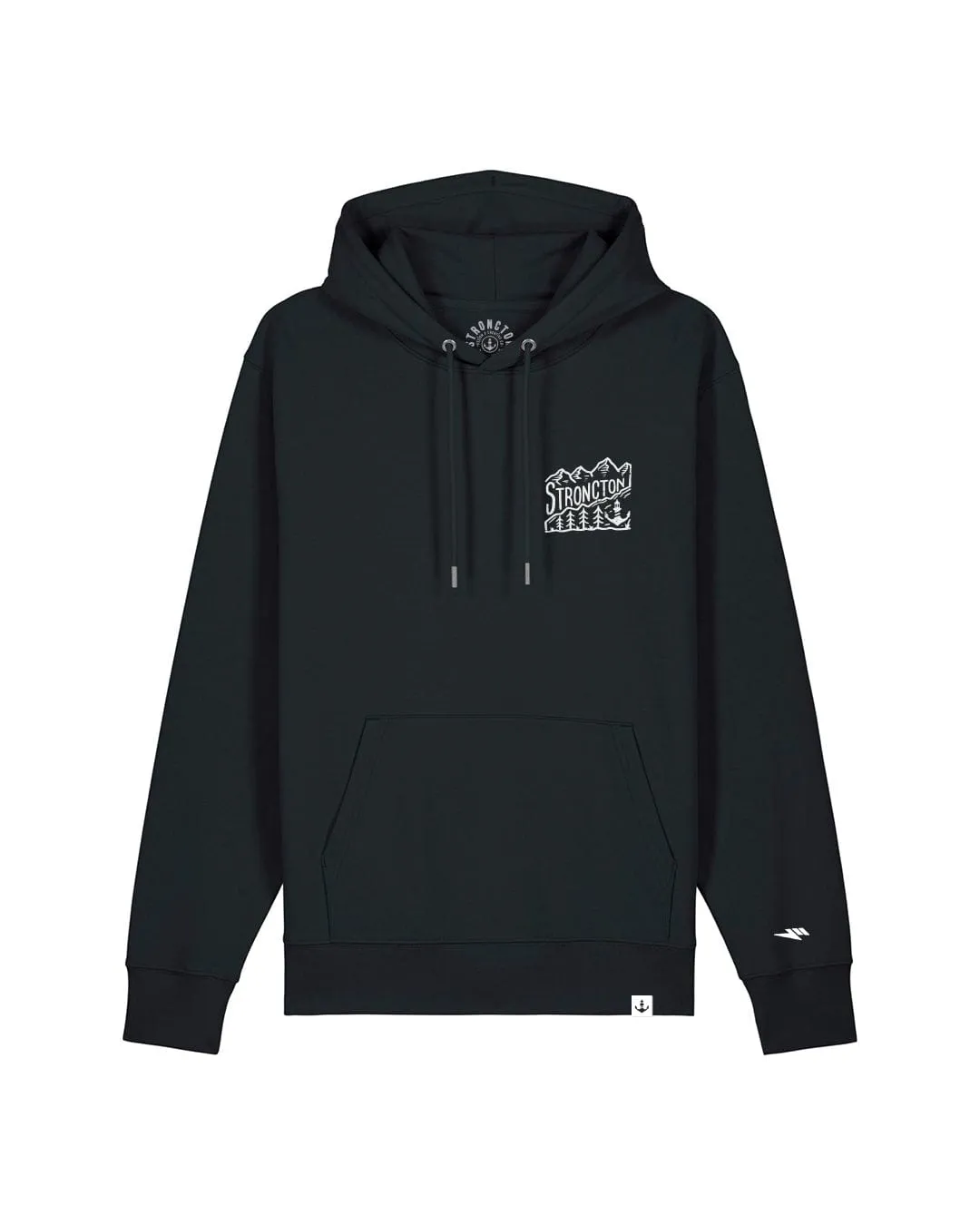 Keep Showing Up Organic Hoodie - Black