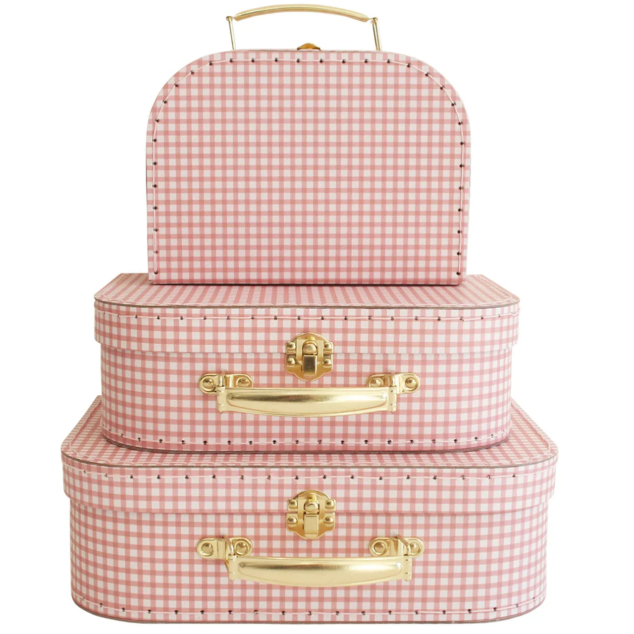 Kids Carry Case - Gingham ( SOLD INDIVIDUALLY )