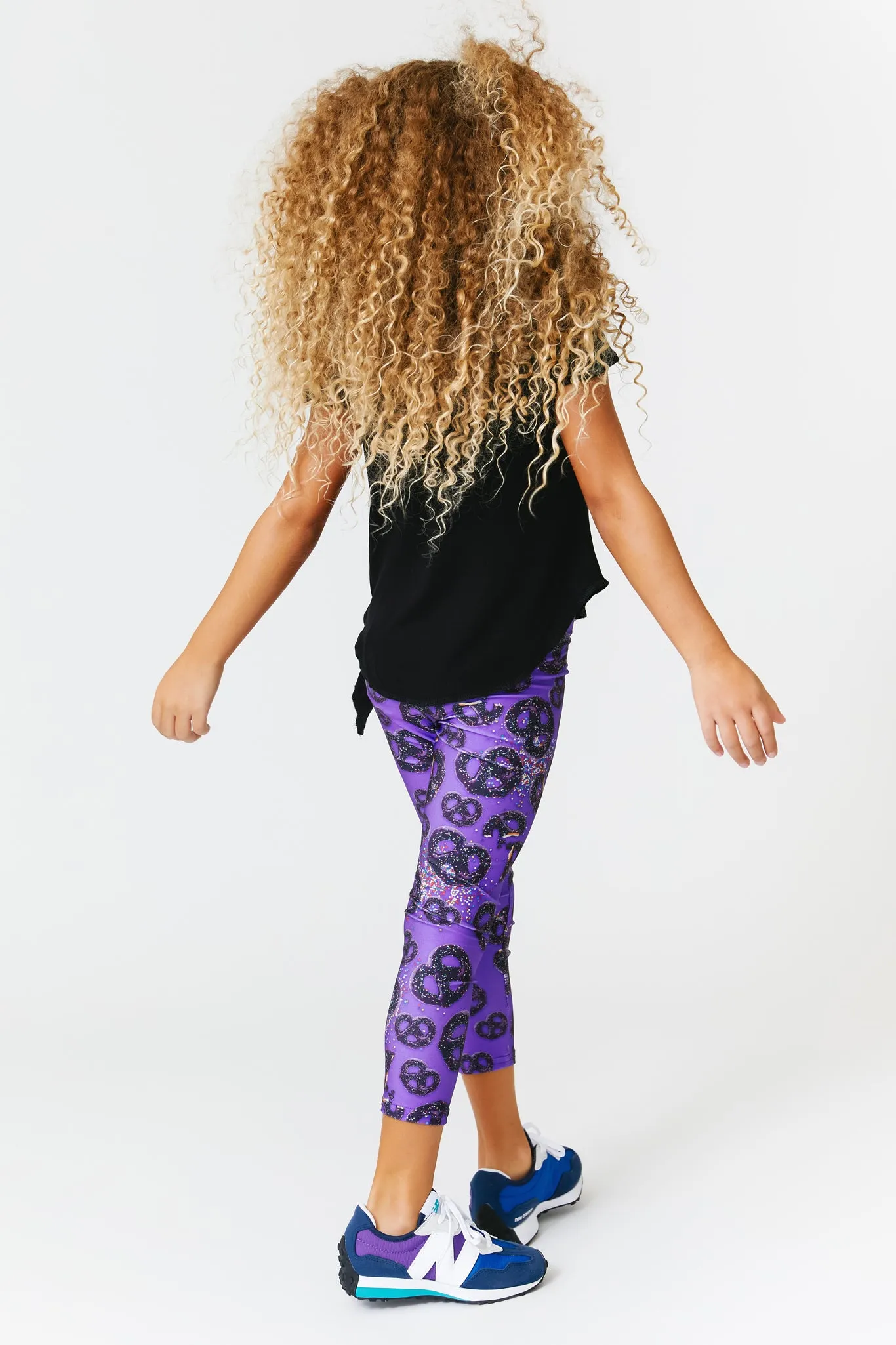 Kids Leggings in Chocolate Covered Pretzels