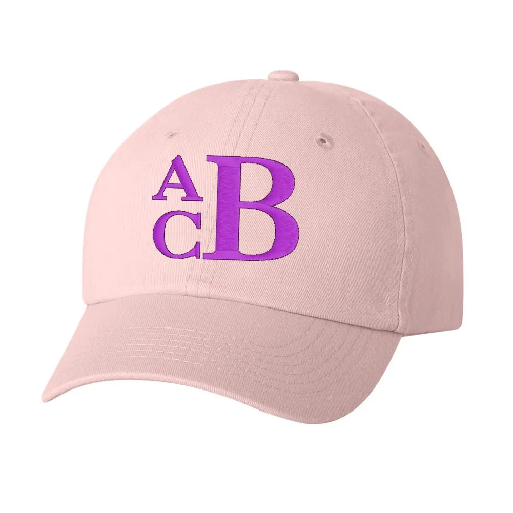 Kids Monogrammed Baseball Hat