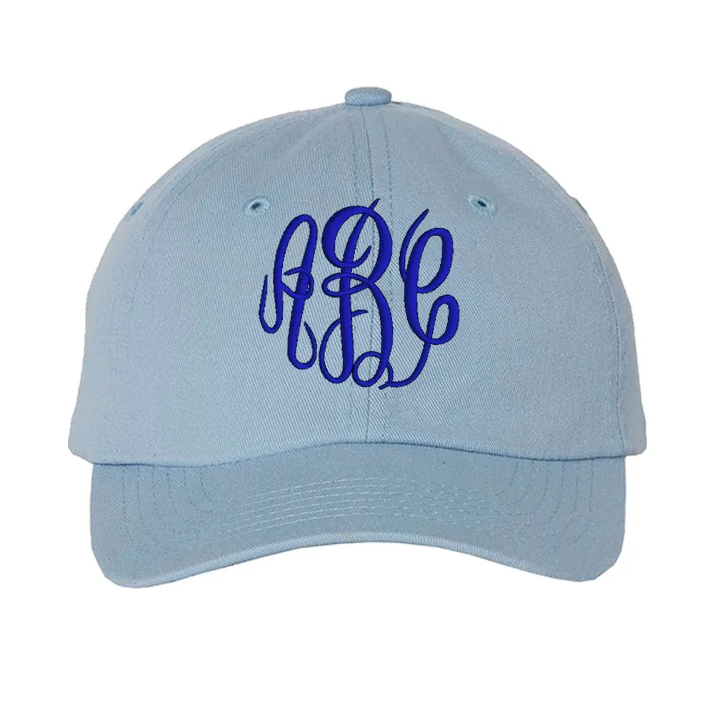 Kids Monogrammed Baseball Hat