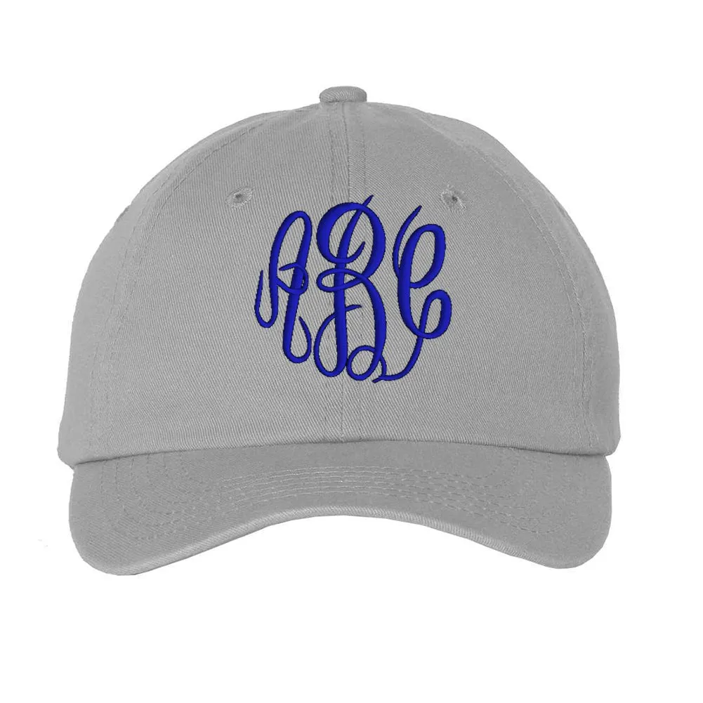 Kids Monogrammed Baseball Hat