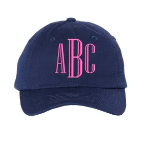 Kids Monogrammed Baseball Hat