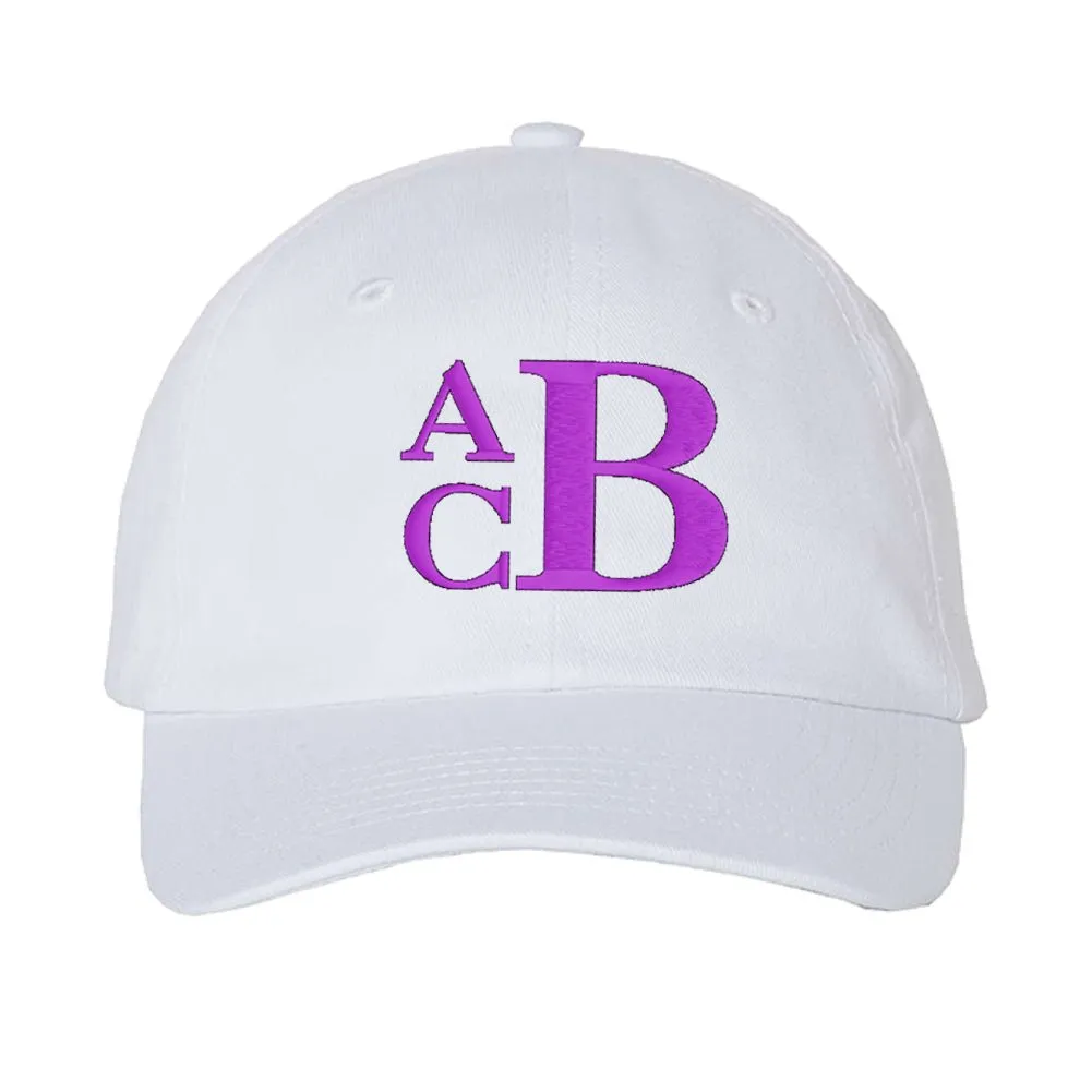 Kids Monogrammed Baseball Hat