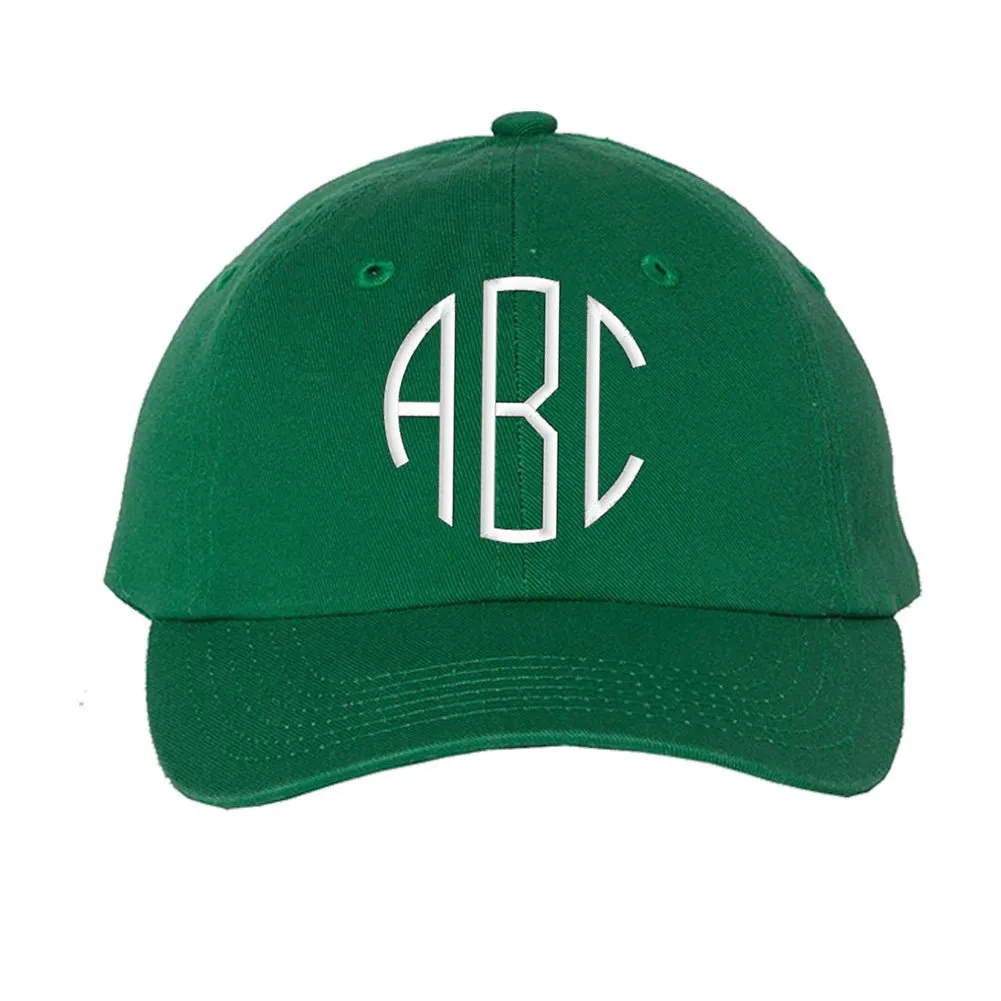 Kids Monogrammed Baseball Hat