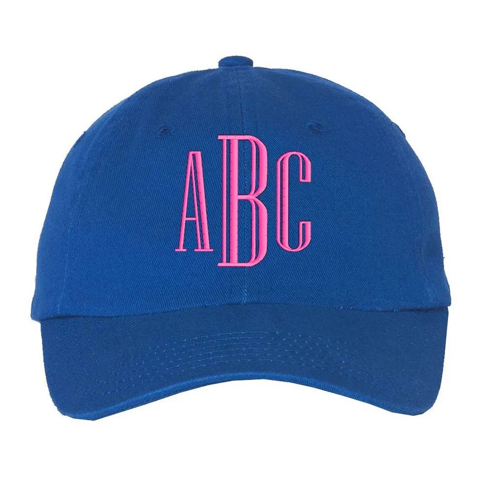 Kids Monogrammed Baseball Hat