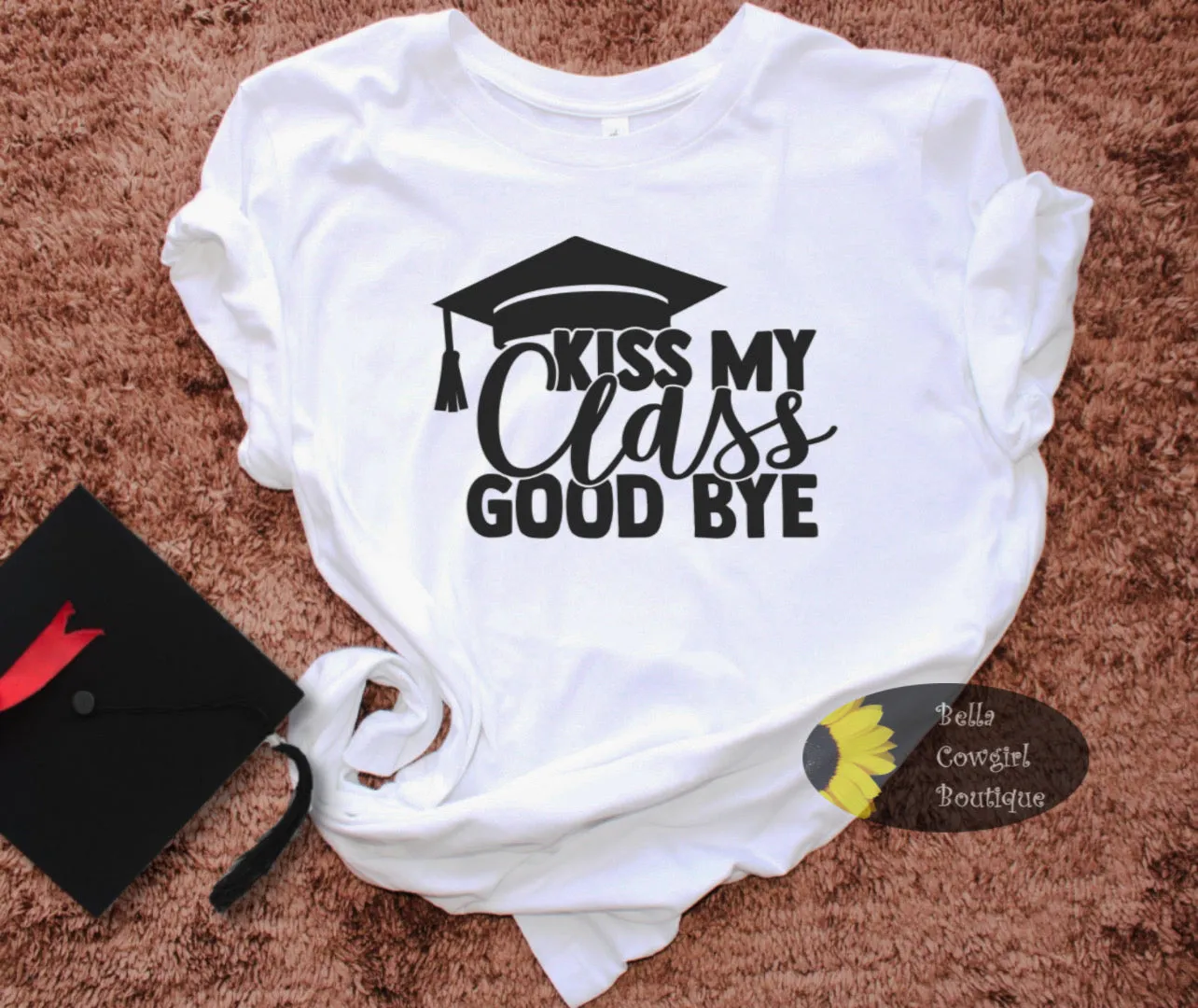 Kiss My Class Goodbye Senior Graduation 2024 Women's T-Shirt