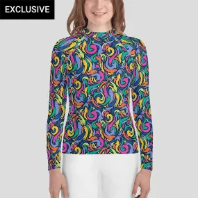 Koi Pond Youth Rash Guard (POD)