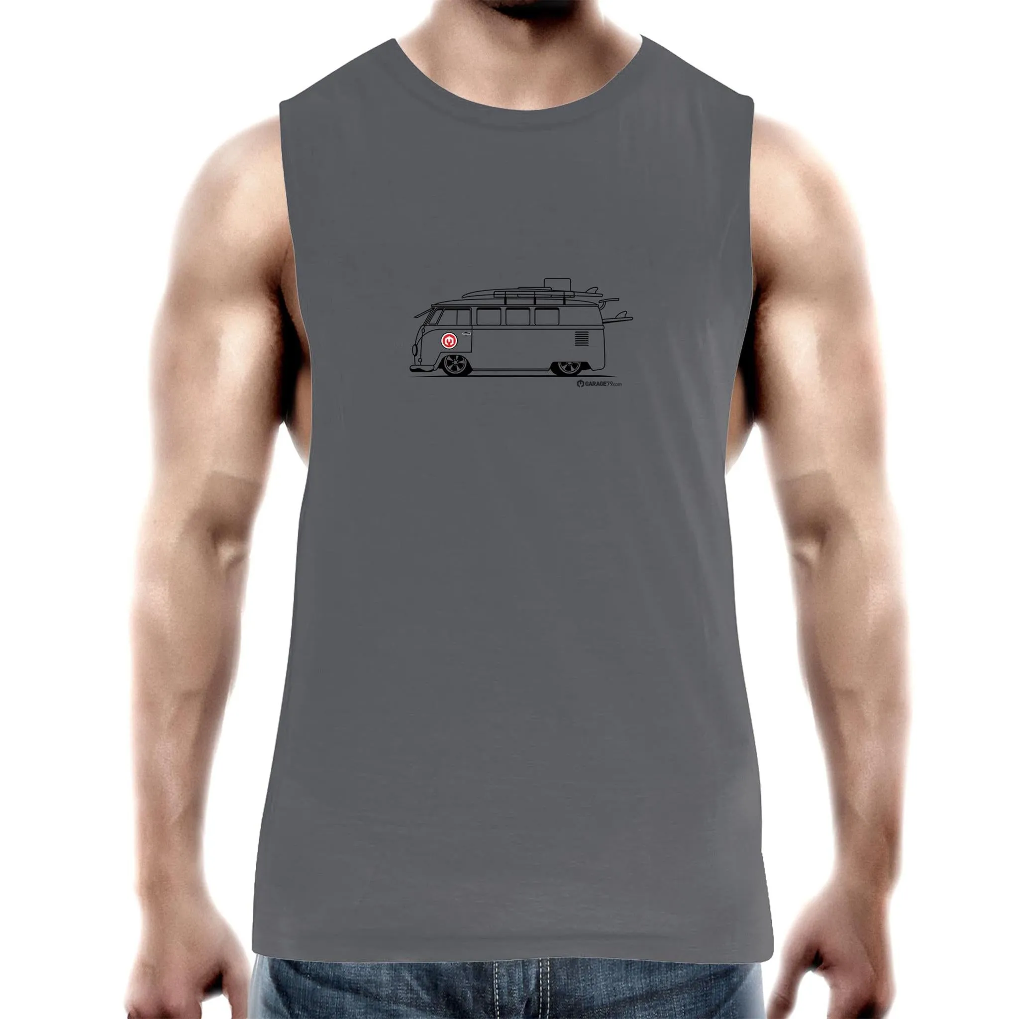 Kombi on the Side Mens Barnard Tank Top Tee