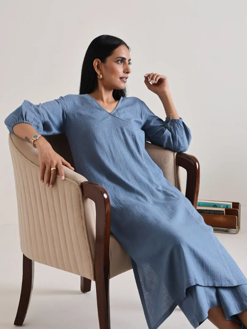 Light Blue Kurta Pant Set