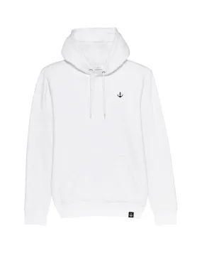 Logo Stitch Hoodie - White