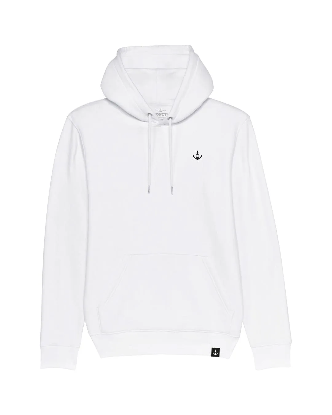 Logo Stitch Hoodie - White