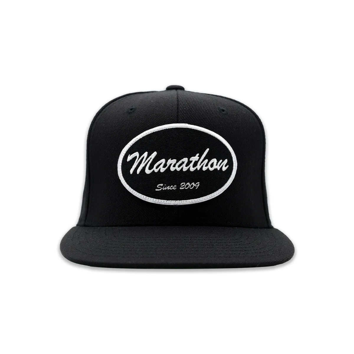 Marathon Origin Patch Snapback - Black/Black/White