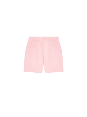 Mens DNA Aloe Linen Mid Length Shorts—magnolia pink