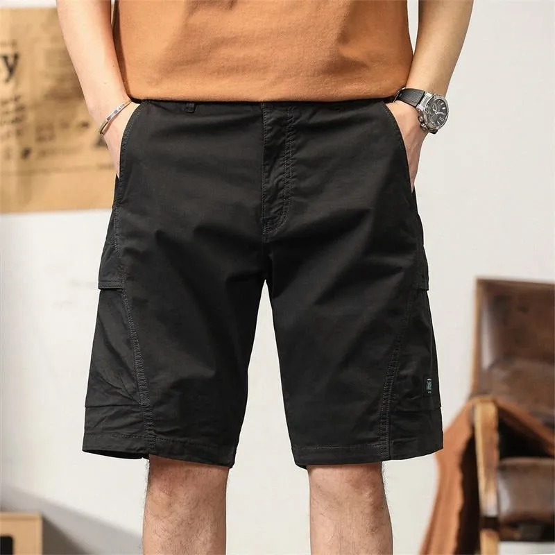 Men's Summer Fashion Cotton Sport Casual Straight Cargo Shorts | G3681