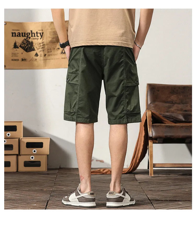 Men's Summer Fashion Cotton Sport Casual Straight Cargo Shorts | G3681