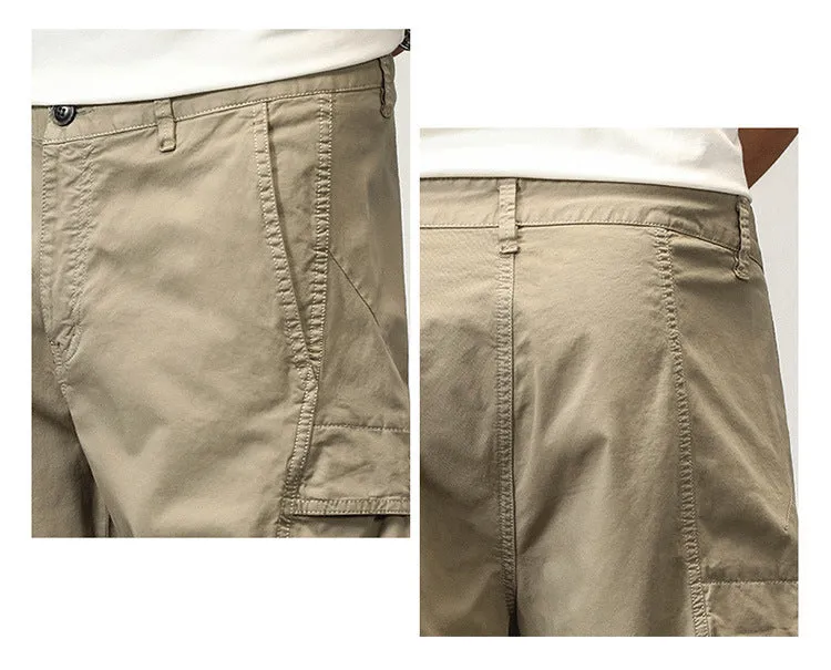 Men's Summer Fashion Cotton Sport Casual Straight Cargo Shorts | G3681