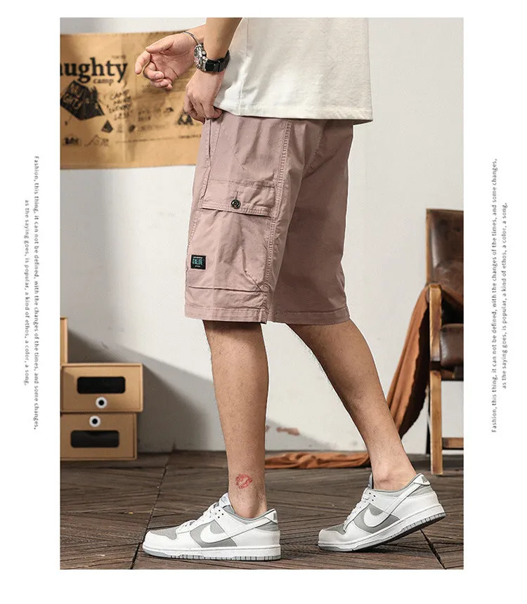 Men's Summer Fashion Cotton Sport Casual Straight Cargo Shorts | G3681