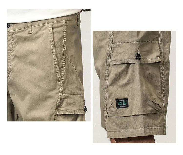 Men's Summer Fashion Cotton Sport Casual Straight Cargo Shorts | G3681