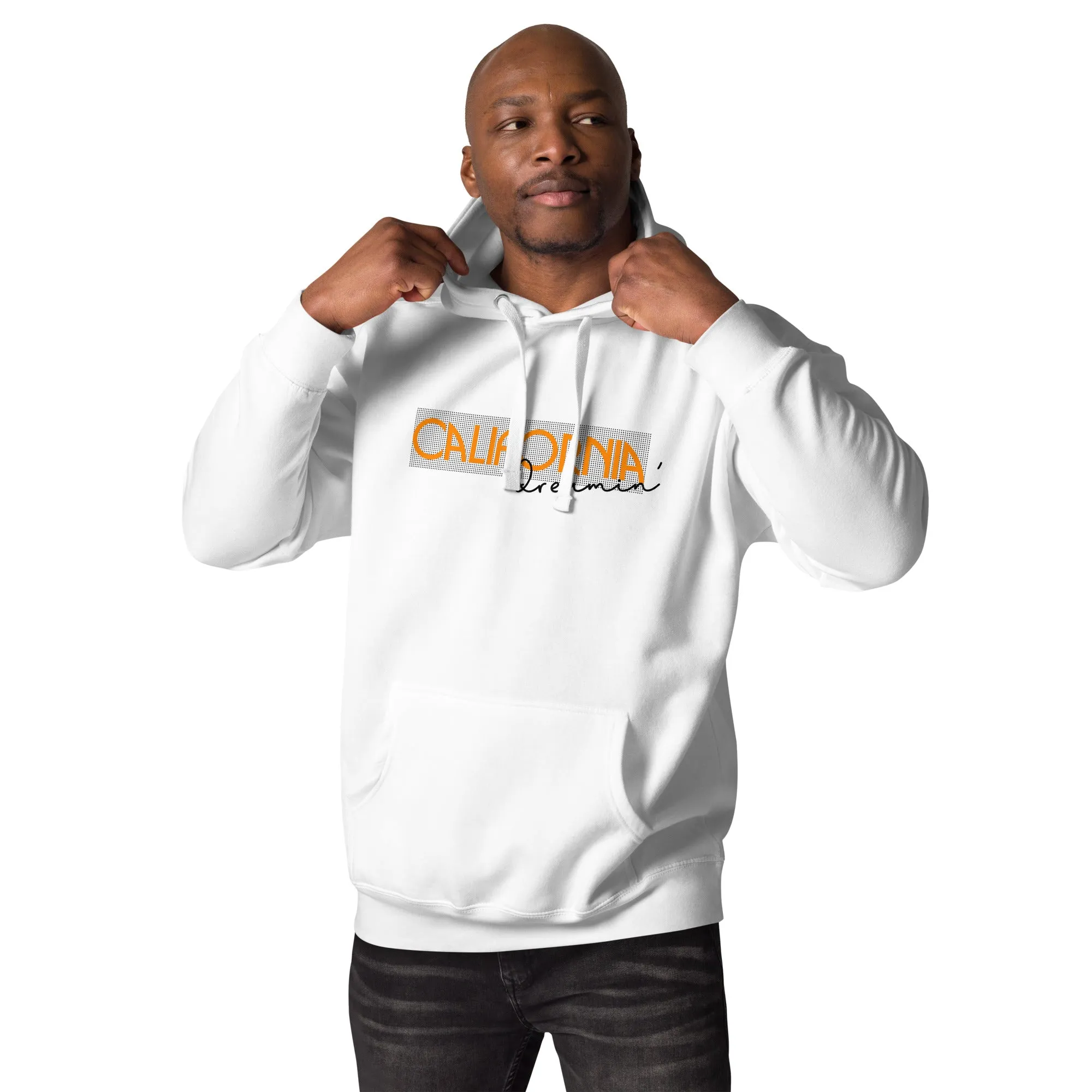 Men's Text And City Theme Graphic Hoodie