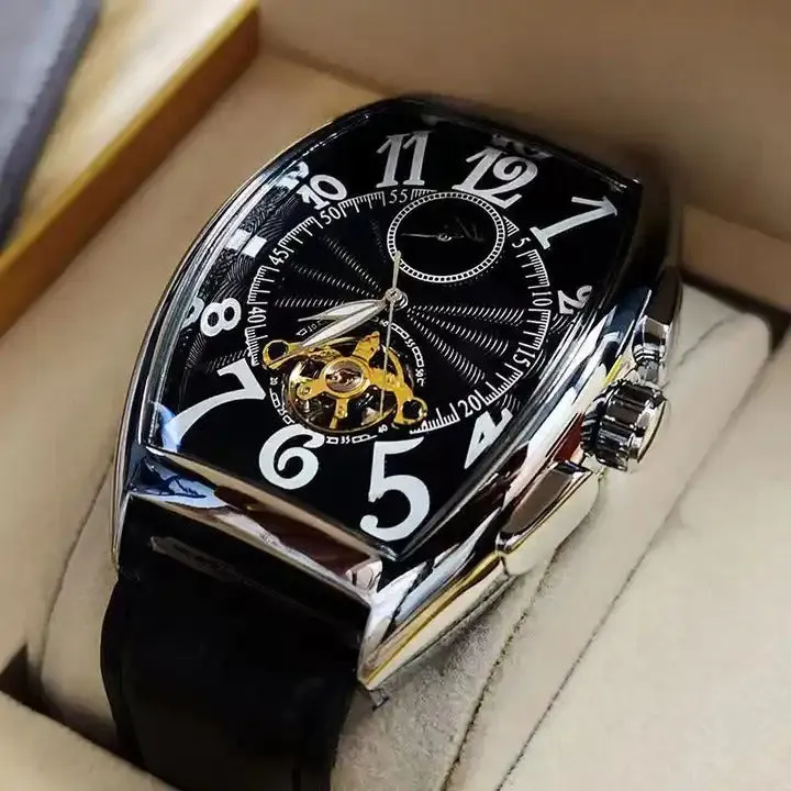 Men's Wristwatches Fashion Moon Phase Tourbillon Automatic Mechanical Watches | m186