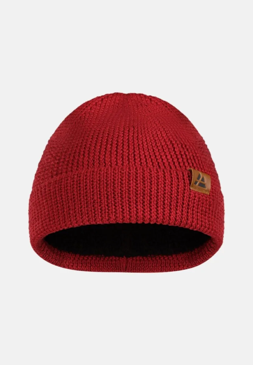 MERINO BEANIE WITH POLAR FLEECE