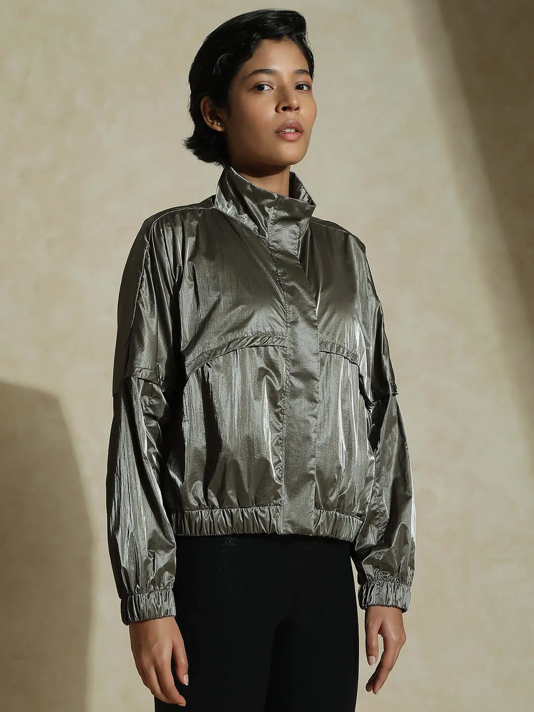 Metallic AeroTraq Runner Jacket