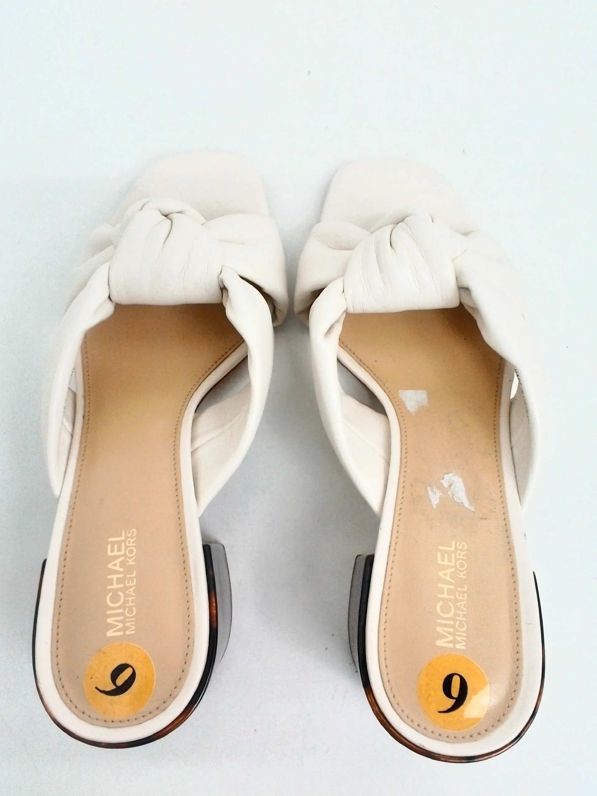 Michael Kors Women's White Mules Size 6 M