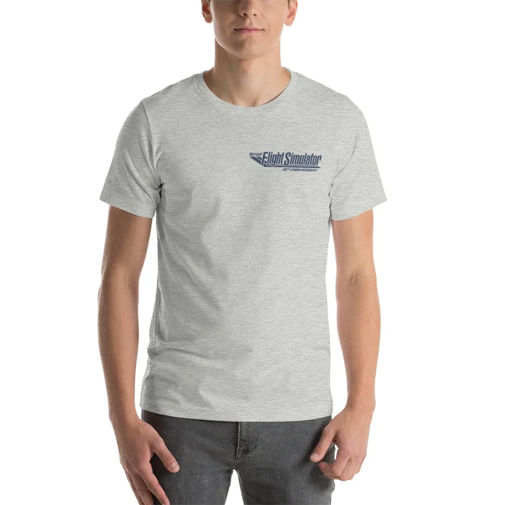 MS Flight Simulator 40th Anniversary Icons T-Shirt