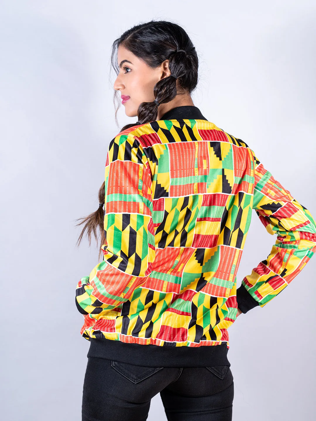 Multicolor African Wax Printed Jacket