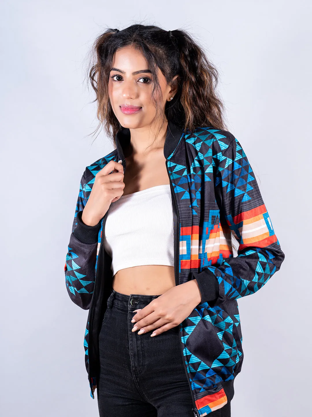 Multicolor Pendleton Printed Jacket