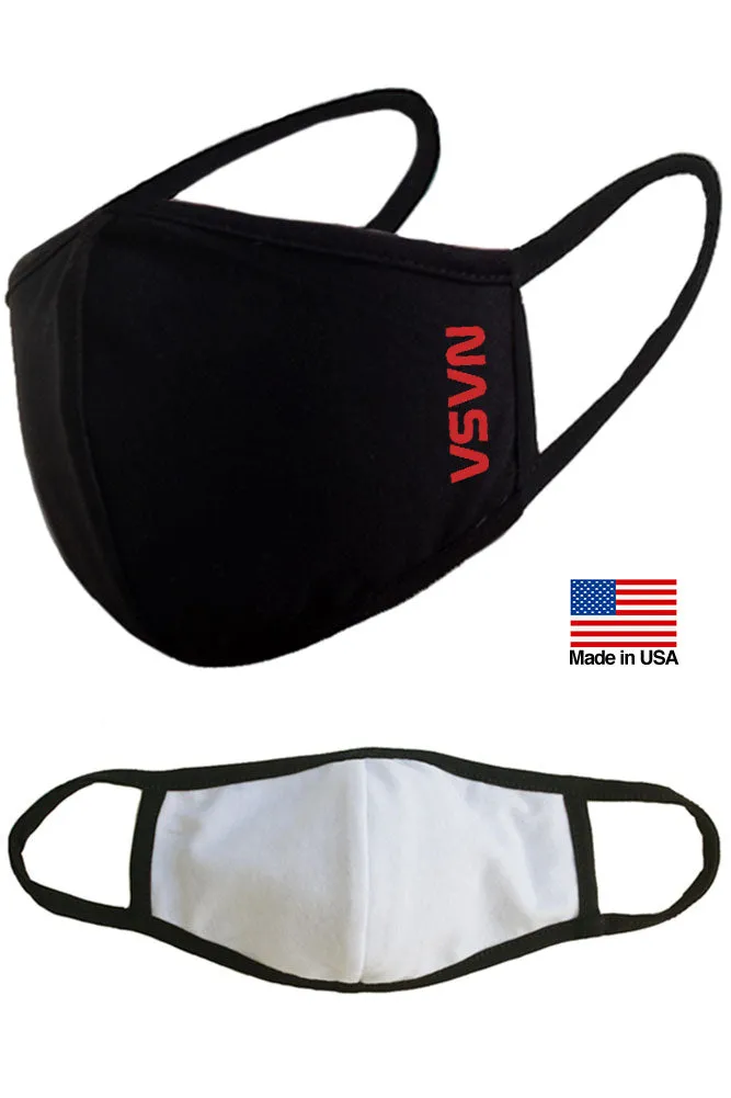 NASA Washable Cotton Face Masks - Made in USA