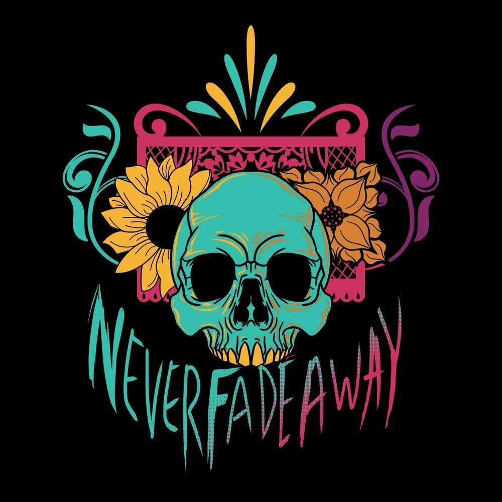 Never Fade Away T-Shirt - Black