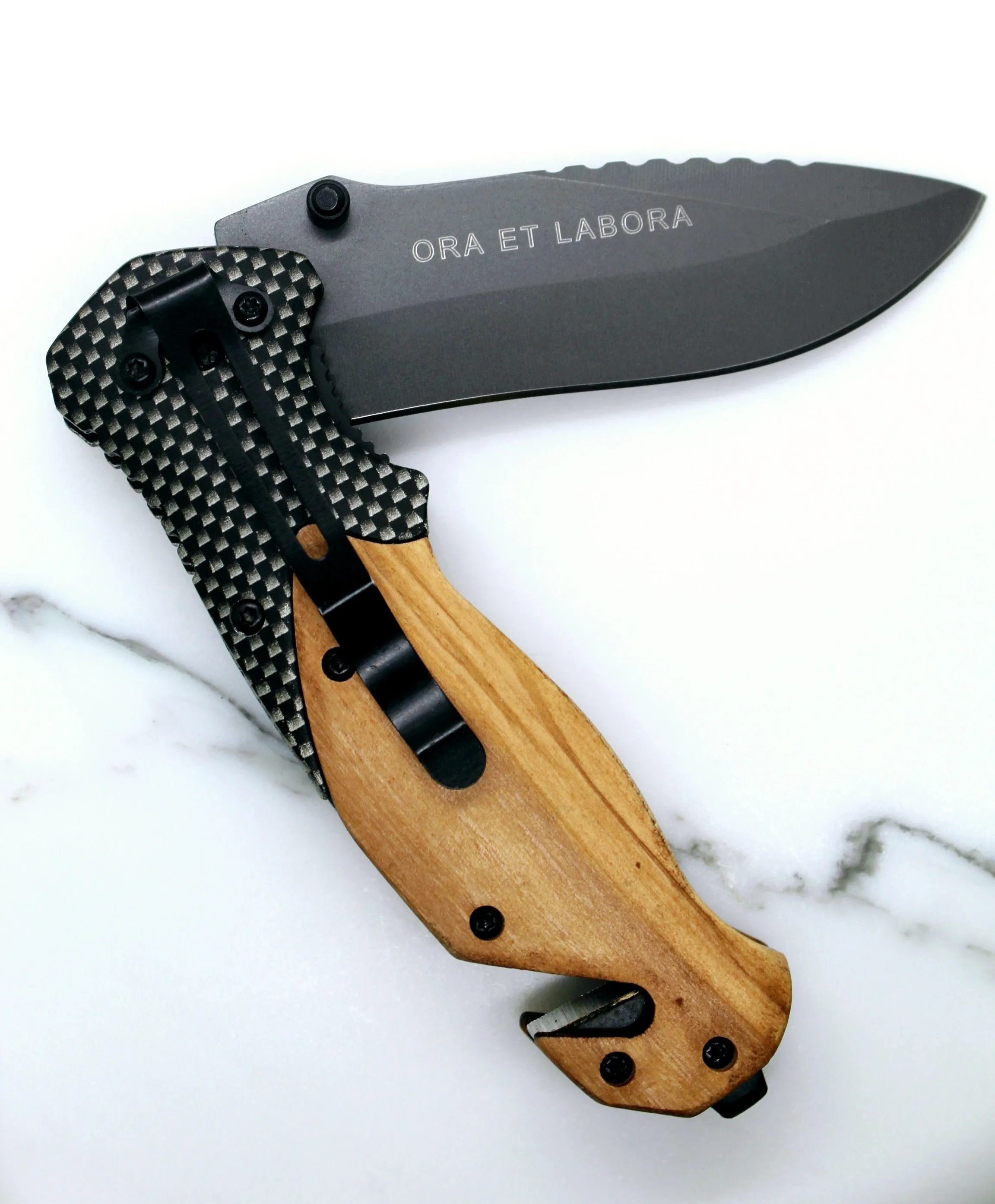 Ora Et Labora Knife